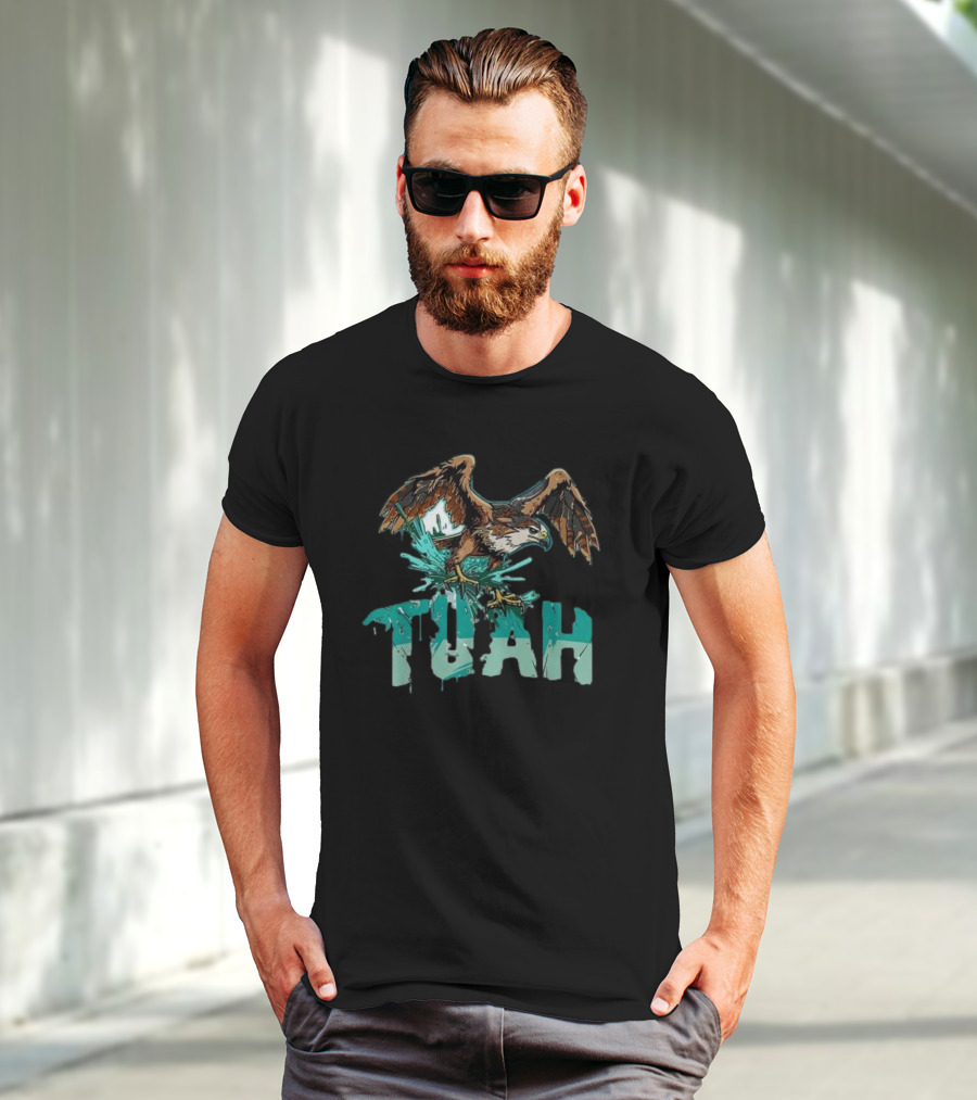 Bryce Harper Hawk Tuah With Powerful Eagle T-Shirt