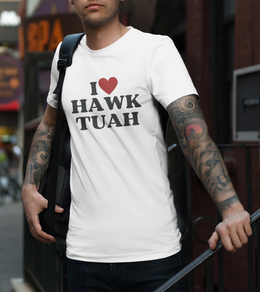 I Love Hawk Tuah Retro Nostalgia Fan Favorite T-Shirt