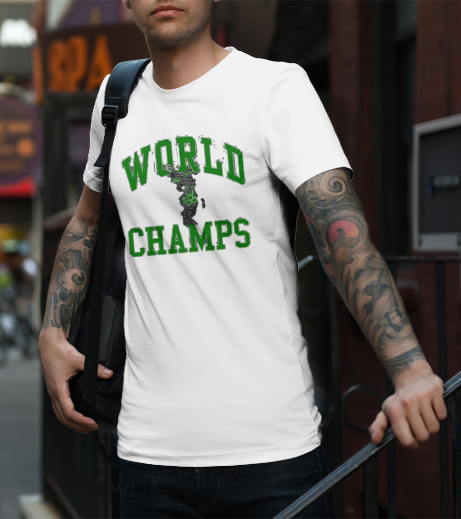 Bos World Champs Basketball Victory T-Shirt