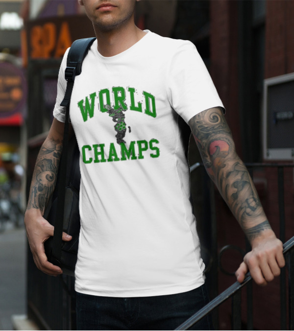 Bos World Champs Basketball Victory T-Shirt