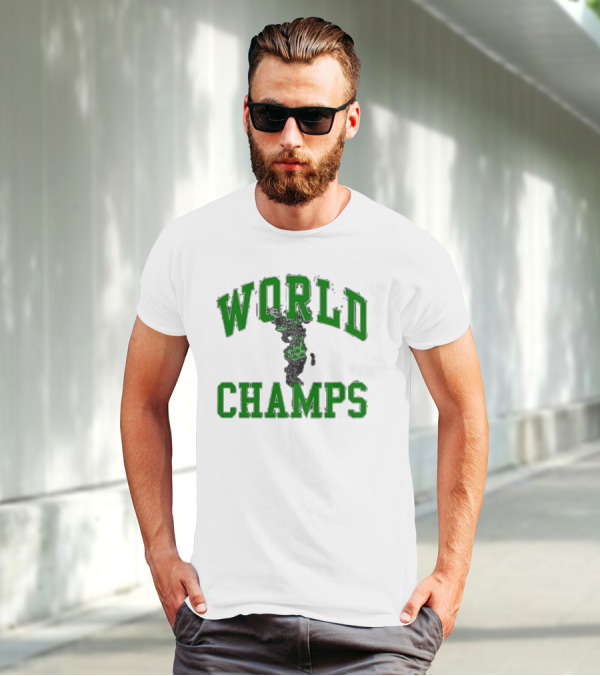 Bos World Champs Basketball Victory T-Shirt