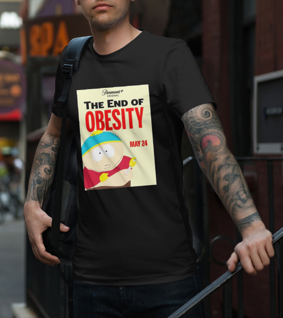 Paramount Original The End Of Obesity May 24 Featuring Iconic Cartoon Character T-Shirt