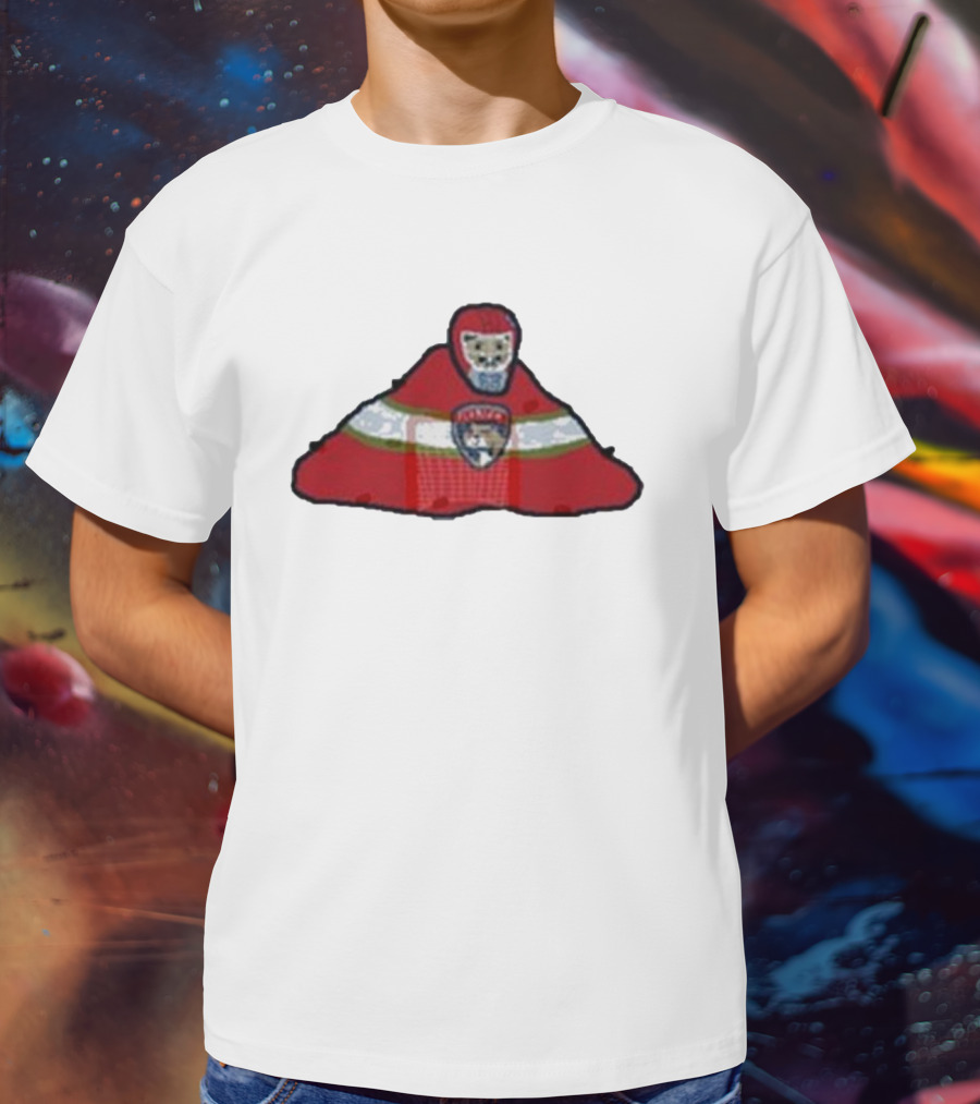 Florida Panthers Hockey Blob Sergei Bobrovsky T-Shirt