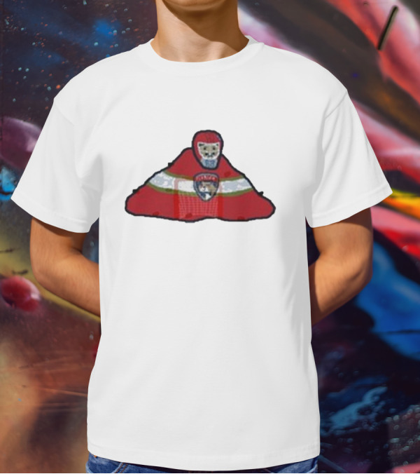 Florida Panthers Hockey Blob Sergei Bobrovsky T-Shirt
