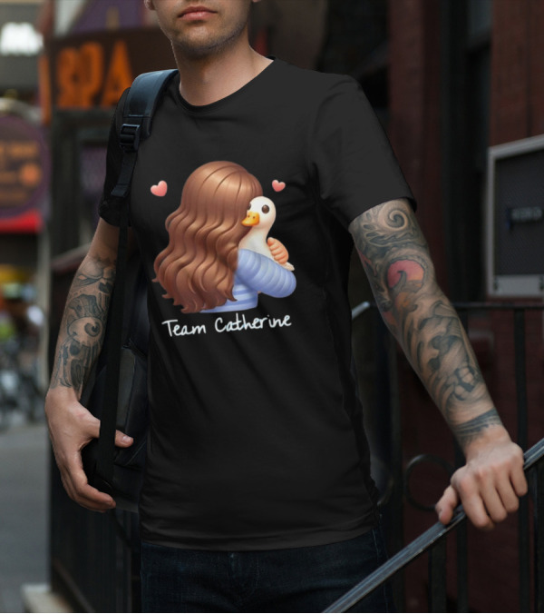 Team Catherine Real Housewives Recaps Duck Emoji Hearts T-Shirt