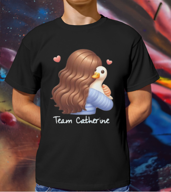 Team Catherine Real Housewives Recaps Duck Emoji Hearts T-Shirt