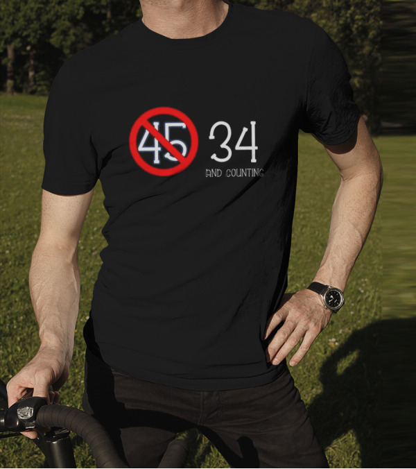 No 45 34 And Counting T-Shirt