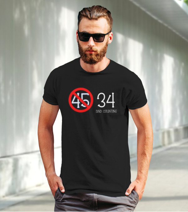 No 45 34 And Counting T-Shirt