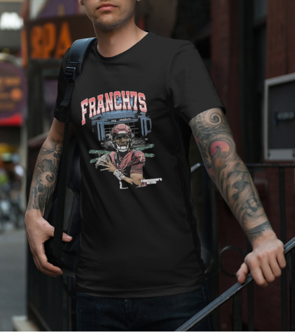 Houston Texans CJ Stroud Franchise 7 NRG Stadium Tomorrow’s Retro T-Shirt