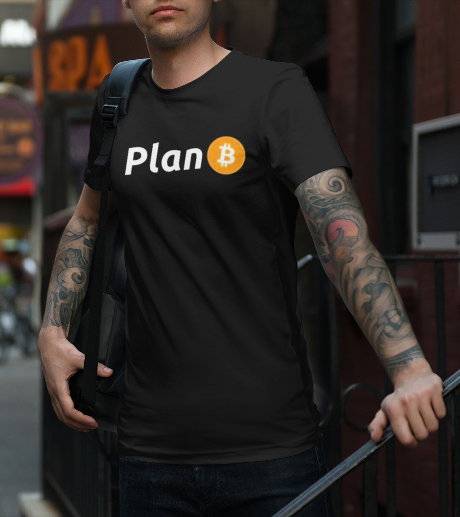 Plan B Bitcoin Orange T-Shirt
