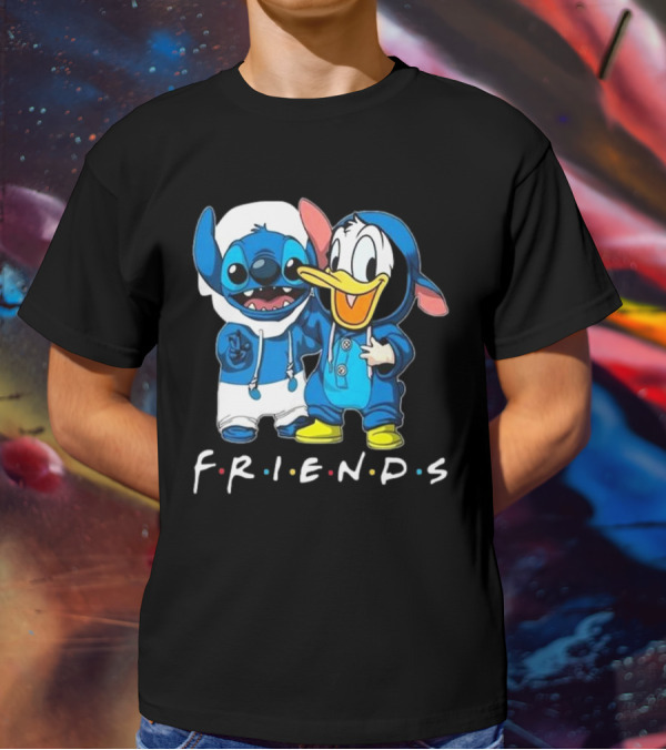 Friends Stitch And Donald Duck Disney Best Friends For Life T-Shirt
