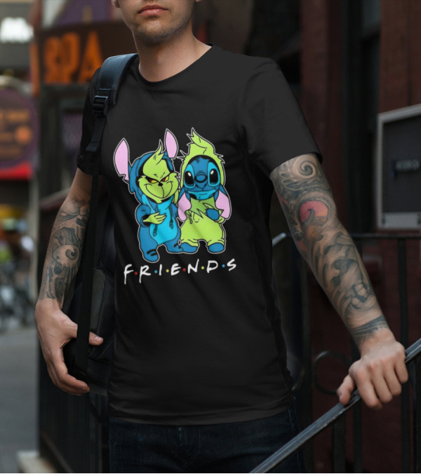 Stitch And Grinch Disney Friends Best Friends For Life T-Shirt