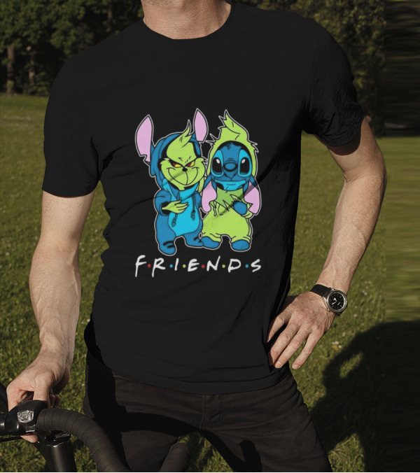 Stitch And Grinch Disney Friends Best Friends For Life T-Shirt