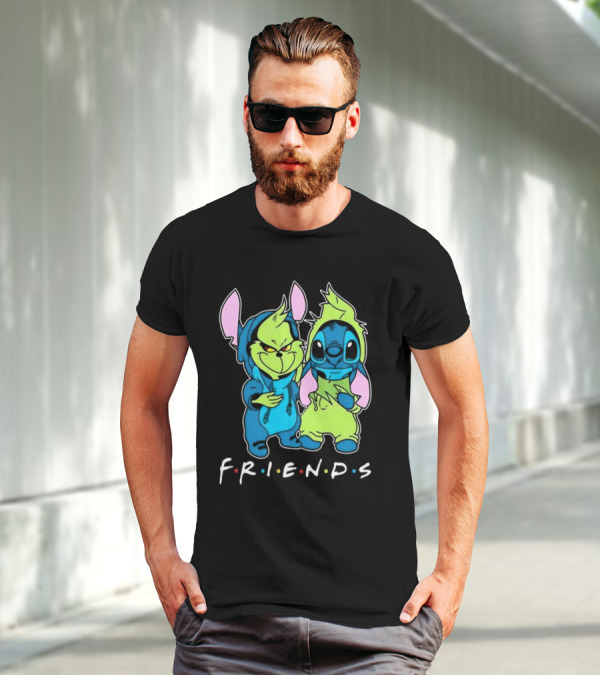 Stitch And Grinch Disney Friends Best Friends For Life T-Shirt