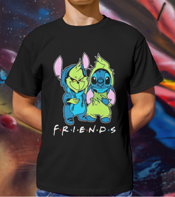 Stitch And Grinch Disney Friends Best Friends For Life T-Shirt