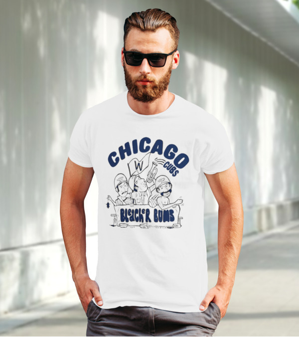 Chicago Cubs Bleacher Bums Tri-Blend T-Shirt