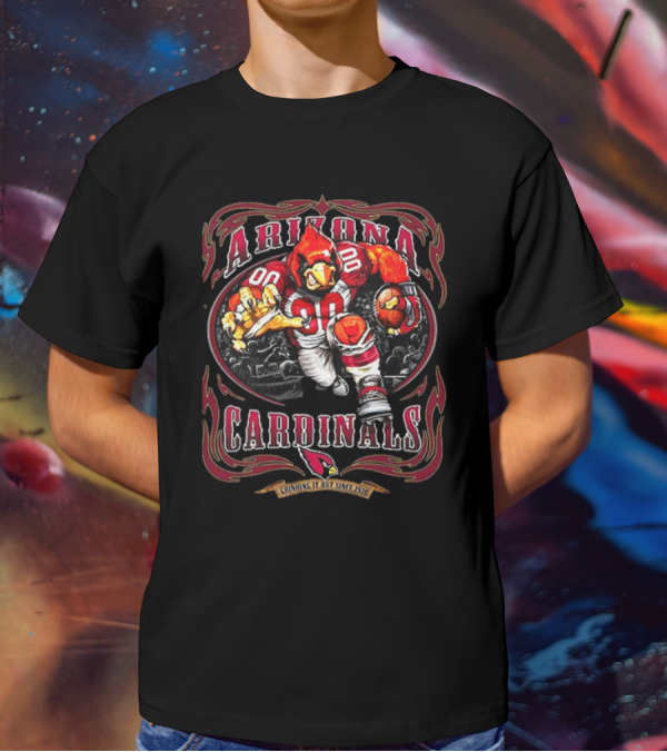 Arizona Cardinals Mascot Grinding It Out Since 1970 T-Shirt