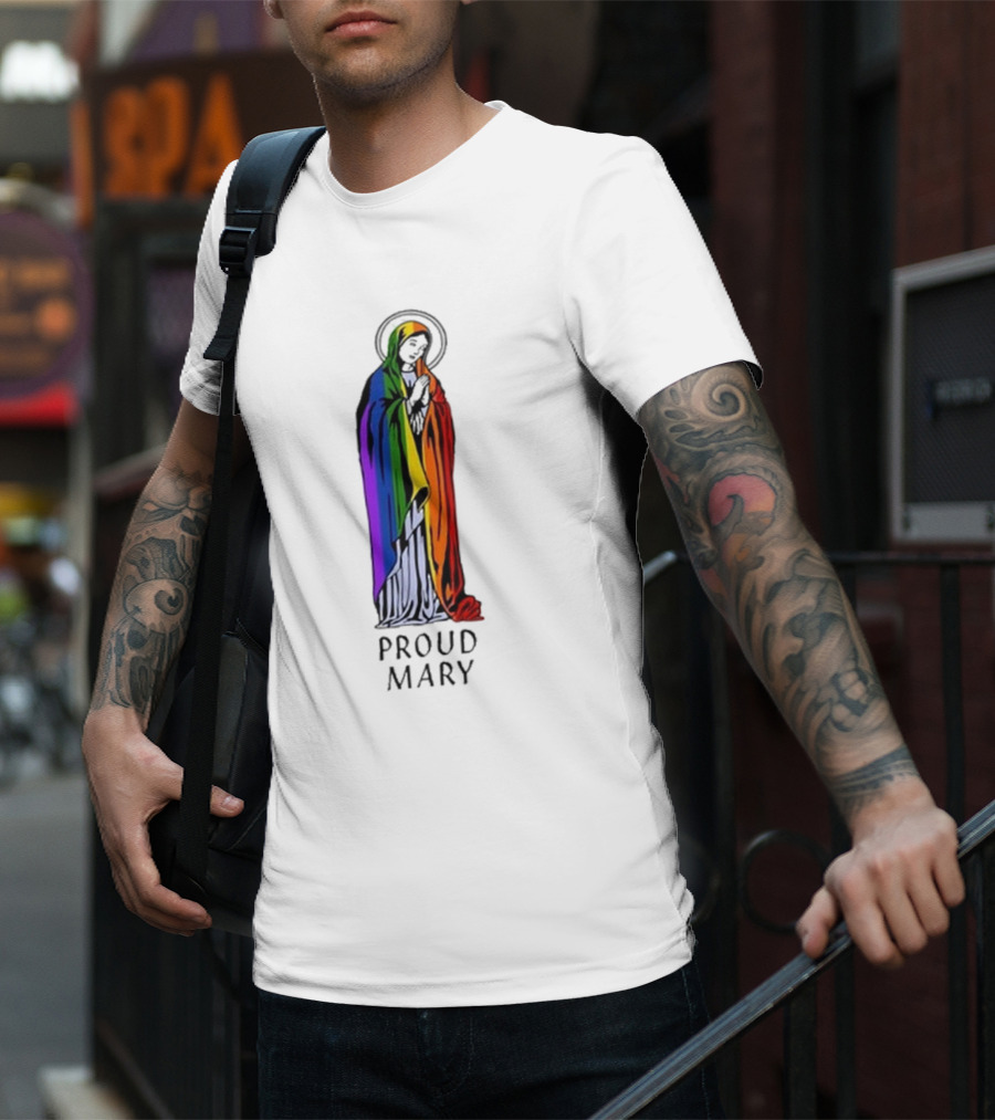 Proud Mary With Rainbow Pride Flag Colors T-Shirt