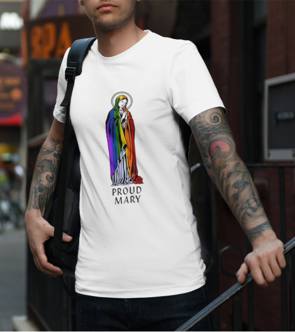 Proud Mary With Rainbow Pride Flag Colors T-Shirt