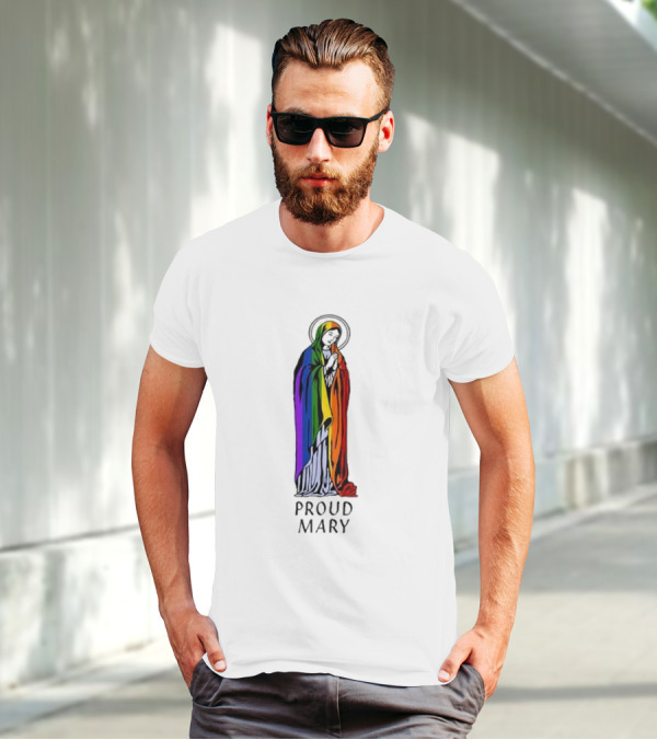 Proud Mary With Rainbow Pride Flag Colors T-Shirt