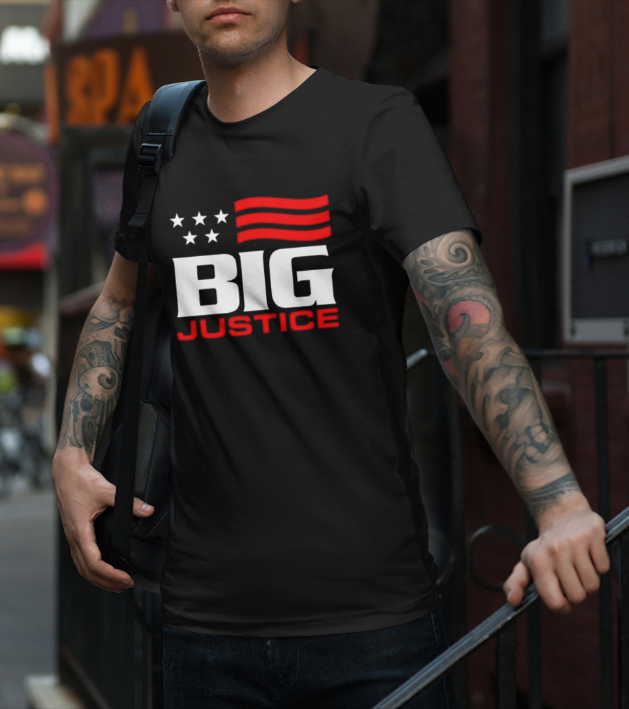 BIG JUSTICE American Flag T-Shirt