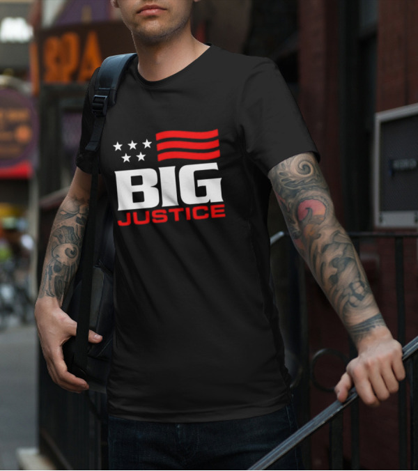 BIG JUSTICE American Flag T-Shirt
