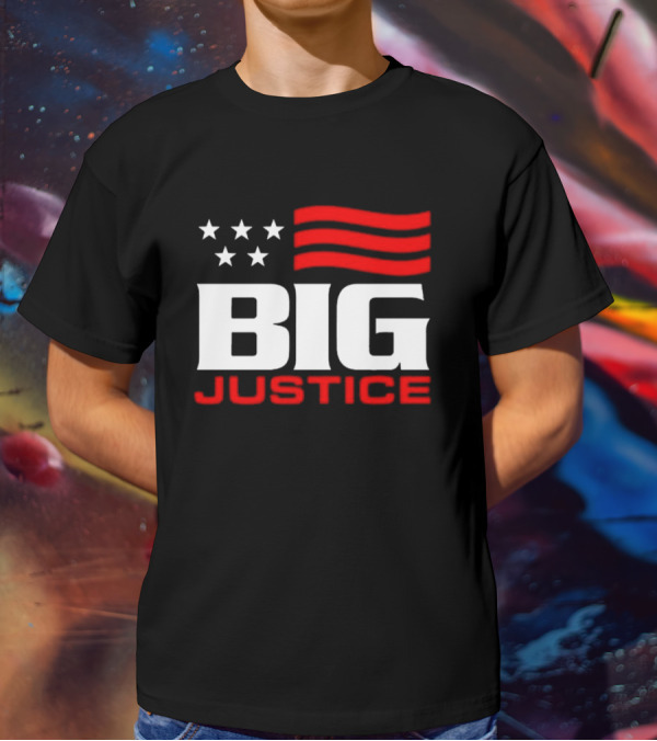 BIG JUSTICE American Flag T-Shirt