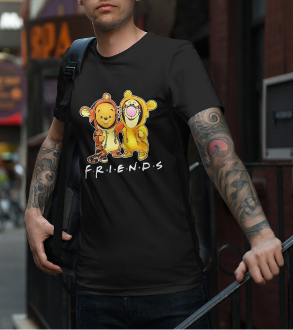 Winnie The Pooh Friends Tigger Style Hoodie Pals T-Shirt