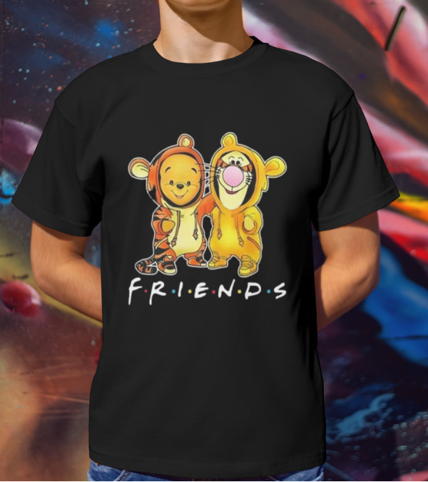 Winnie The Pooh Friends Tigger Style Hoodie Pals T-Shirt