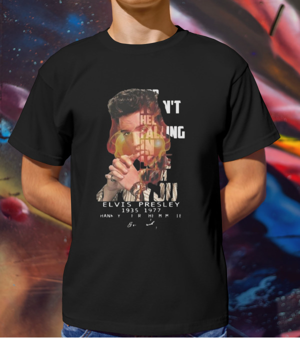 Can’t Help Falling In Love Elvis Presley 1935-1977 Thank You For The Memories T-Shirt