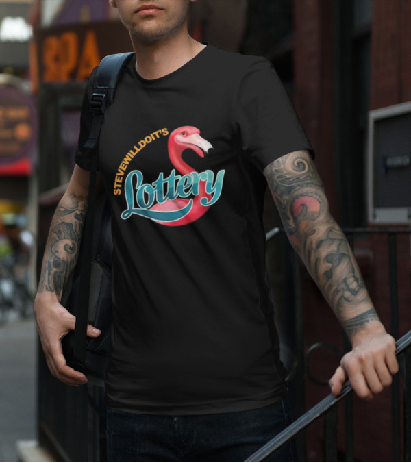 Stevewilldoit’s Lottery Flamingo T-Shirt