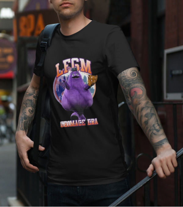 LFGM Grimace Era Mets Baseball Crossover T-Shirt