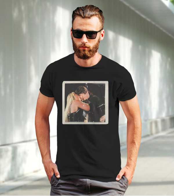 Liv Morgan Dominik Mysterio Candid Kiss Moment T-Shirt
