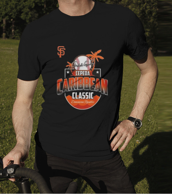 Cepeda Caribbean Classic Dominican Republic Giants Baseball T-Shirt
