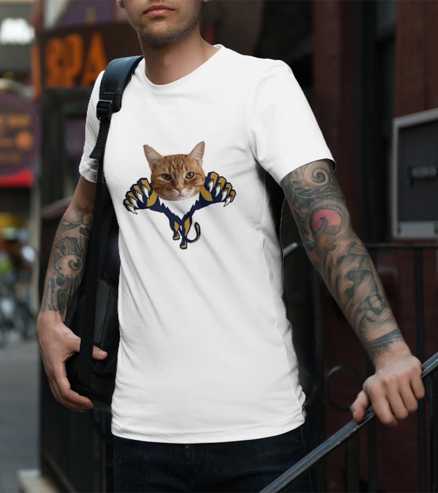 Paul Maurice Florida Panthers Cat T-Shirt