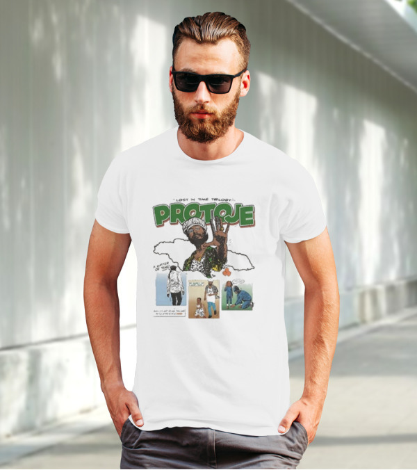 Protoje Lost In Time Trilogy Reggae Series Imagery And Covers T-Shirt