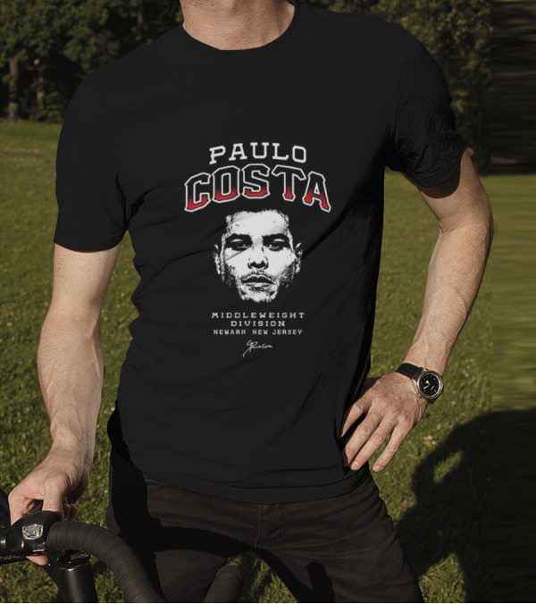 Paulo Costa Middleweight Division Newark New Jersey 302 Fight T-Shirt
