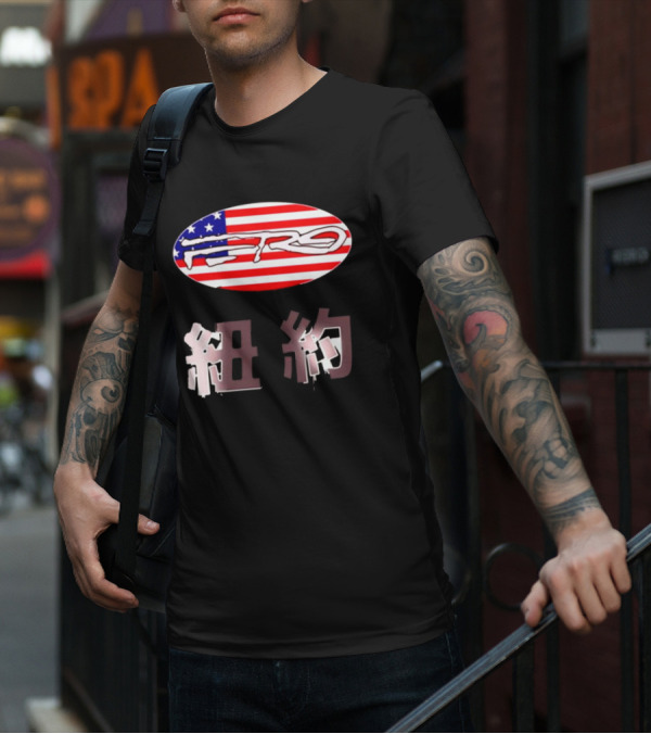 Awake NY Ferg American Flag Oval Logo T-Shirt