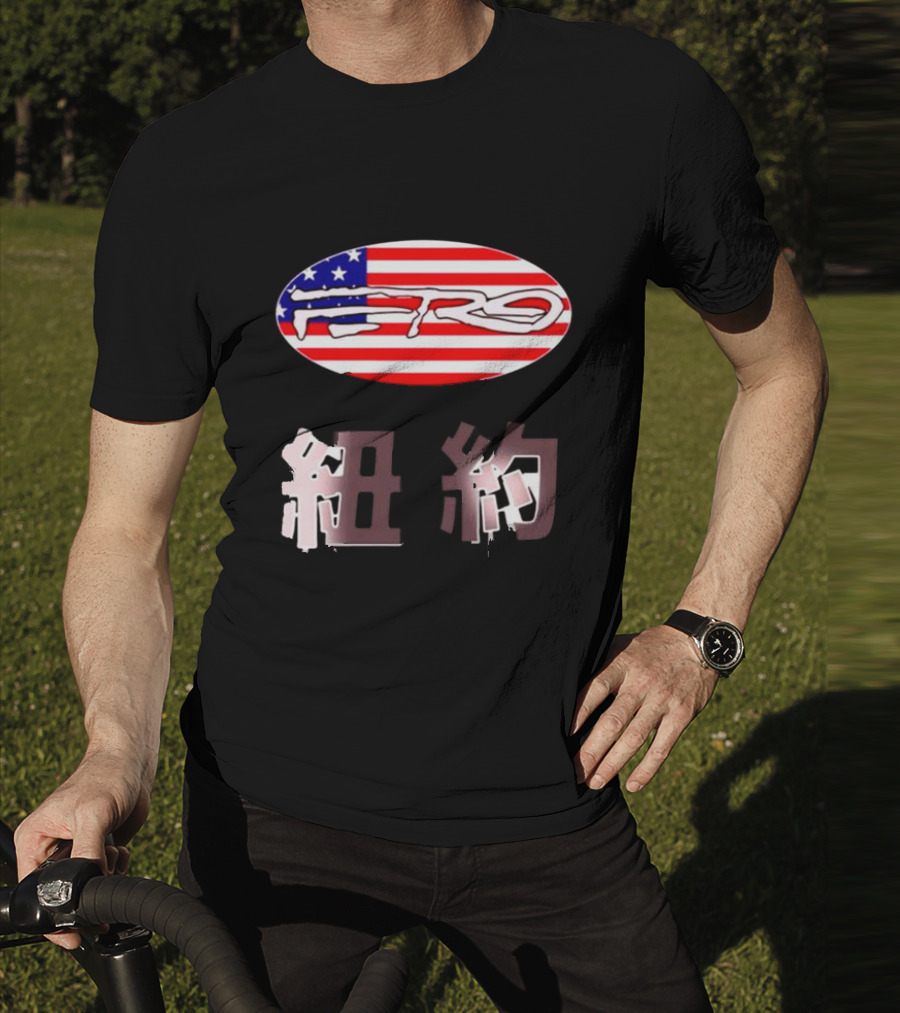 Awake NY Ferg American Flag Oval Logo T-Shirt