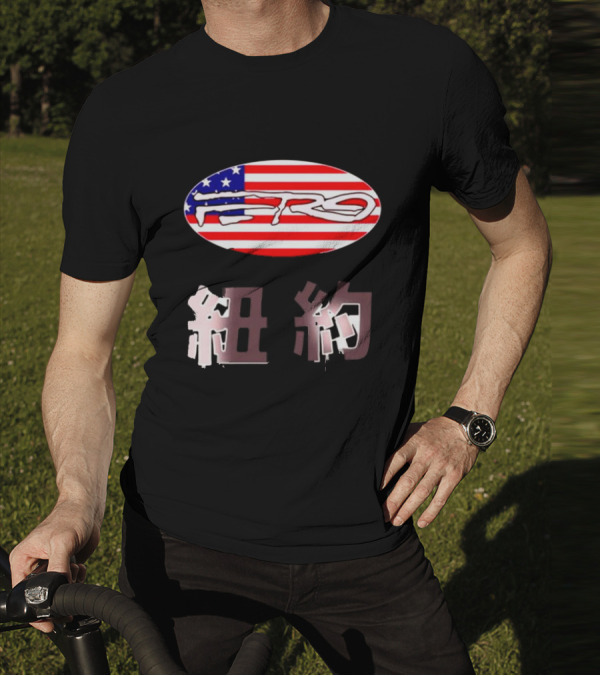 Awake NY Ferg American Flag Oval Logo T-Shirt