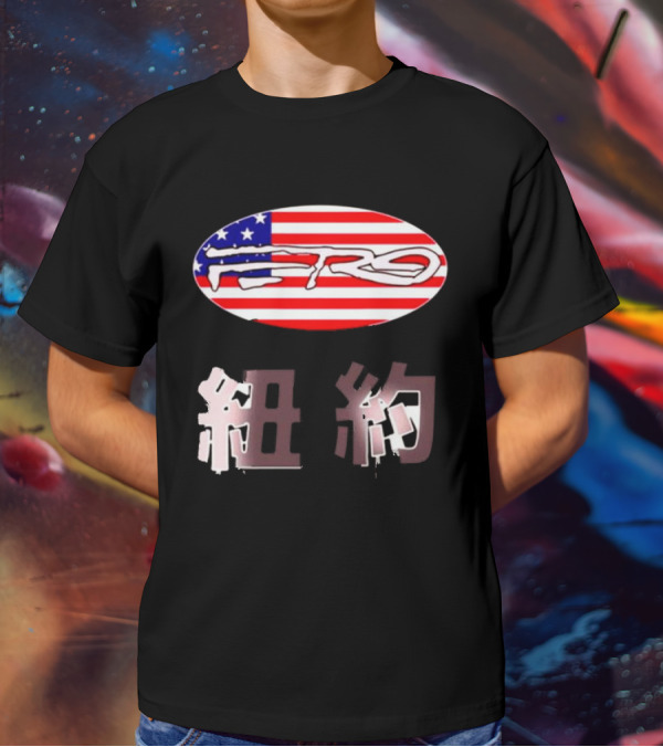 Awake NY Ferg American Flag Oval Logo T-Shirt