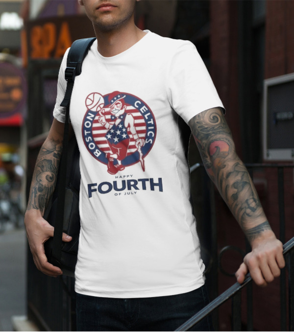 Boston Celtics Happy Fourth Of July T-Shirt