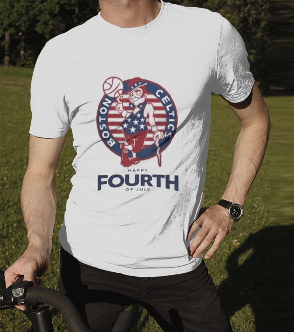 Boston Celtics Happy Fourth Of July T-Shirt