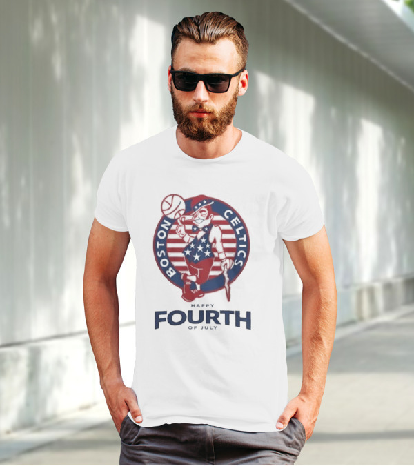 Boston Celtics Happy Fourth Of July T-Shirt