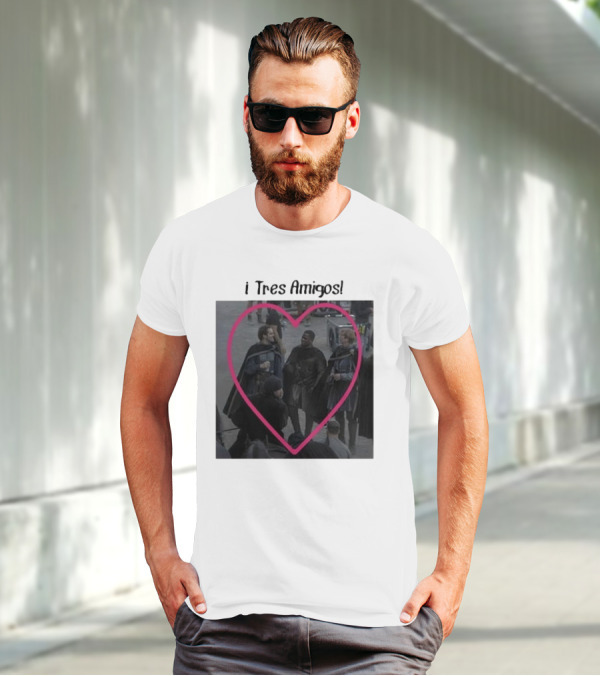 Martyn Reyne I Tres Amigos Aegon’s Friends Heart Scene T-Shirt