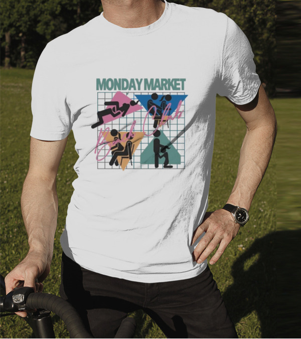 Monday Market Beach Club Geometric Leisure T-Shirt