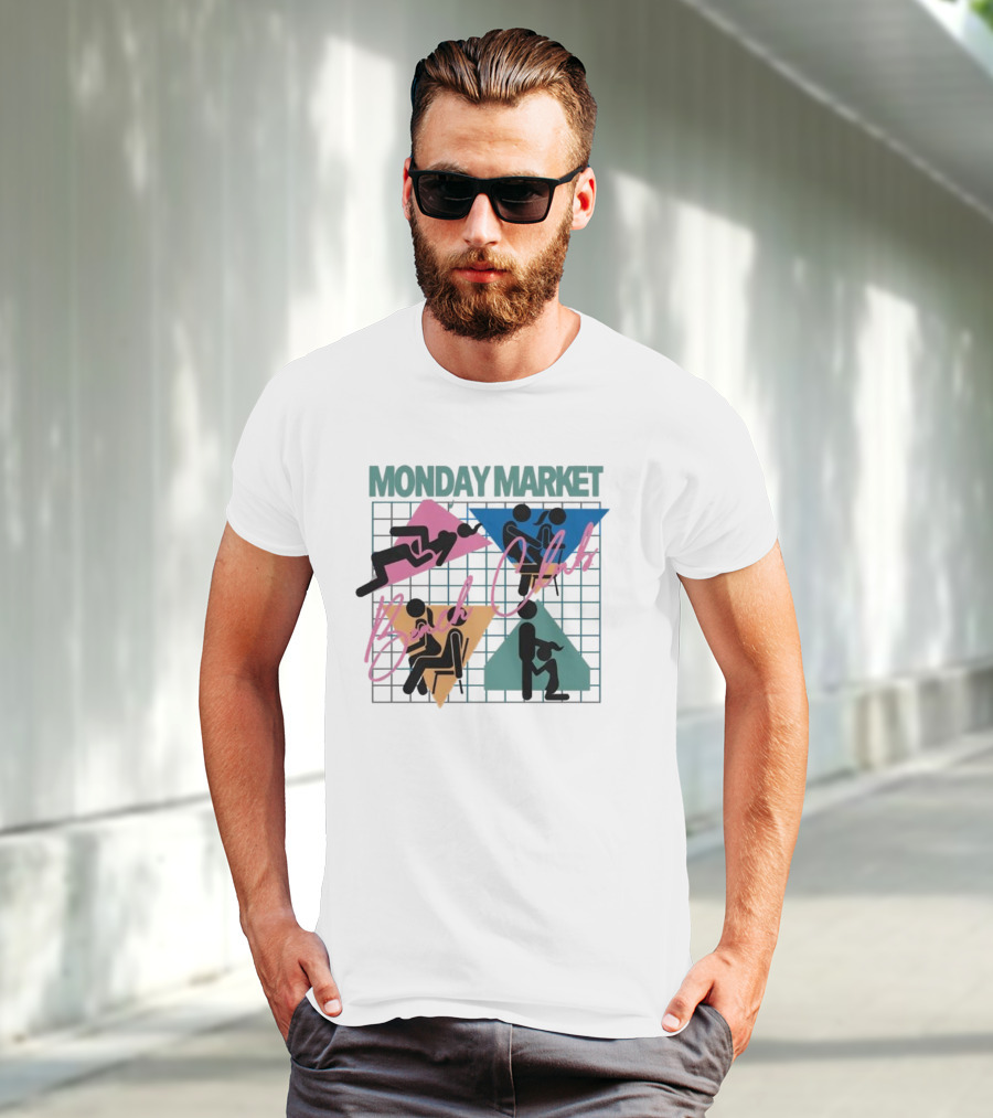 Monday Market Beach Club Geometric Leisure T-Shirt