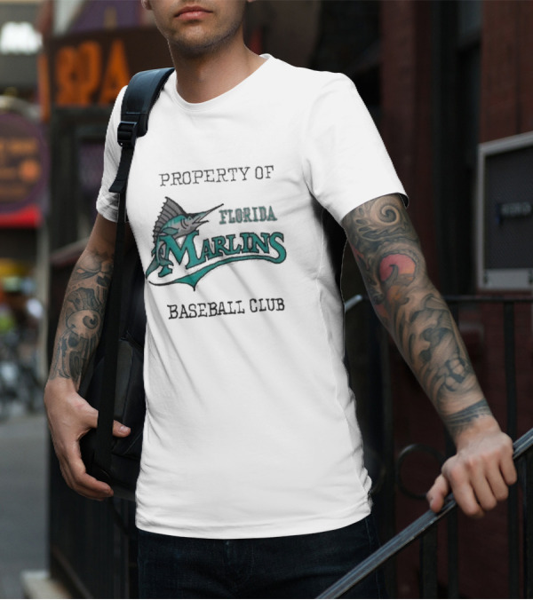 Property Of Florida Marlins Baseball Club T-Shirt