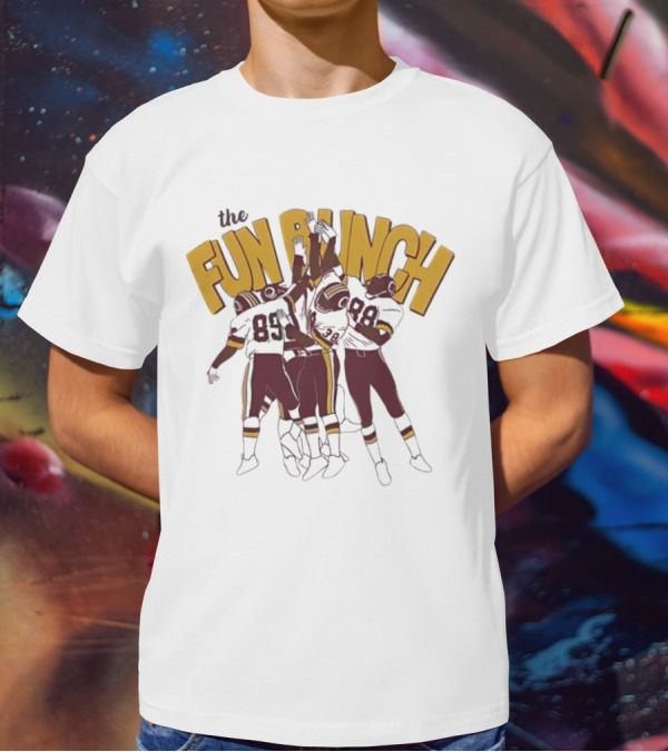 The Fun Bunch Rick Doc Walker Football T-Shirt