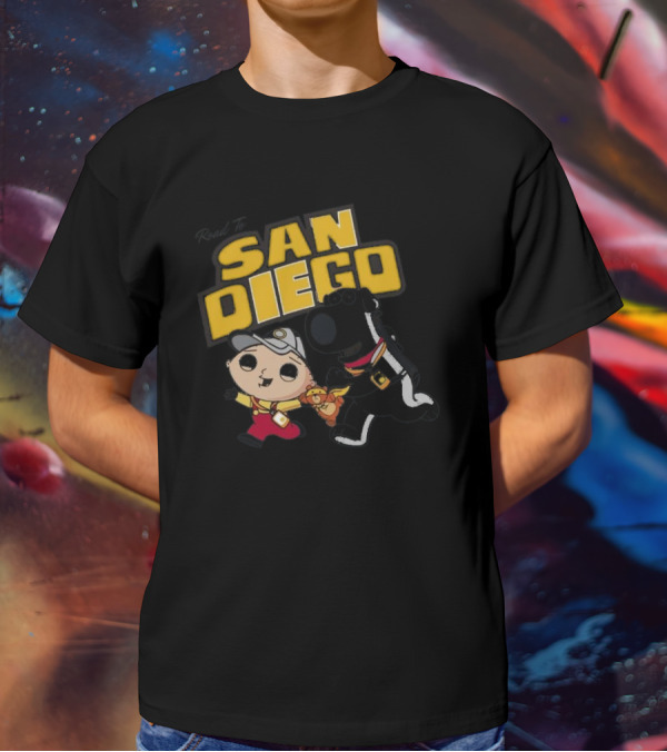 Road To San Diego Family Guy Inspired Stewie And Brian Adventure T-Shirt